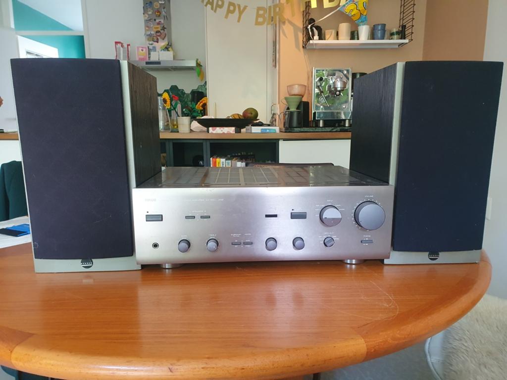 Yamaha AX-550 Versterker met Athena Speakers, Gebruikt, Losse componenten, Speakers, Ophalen