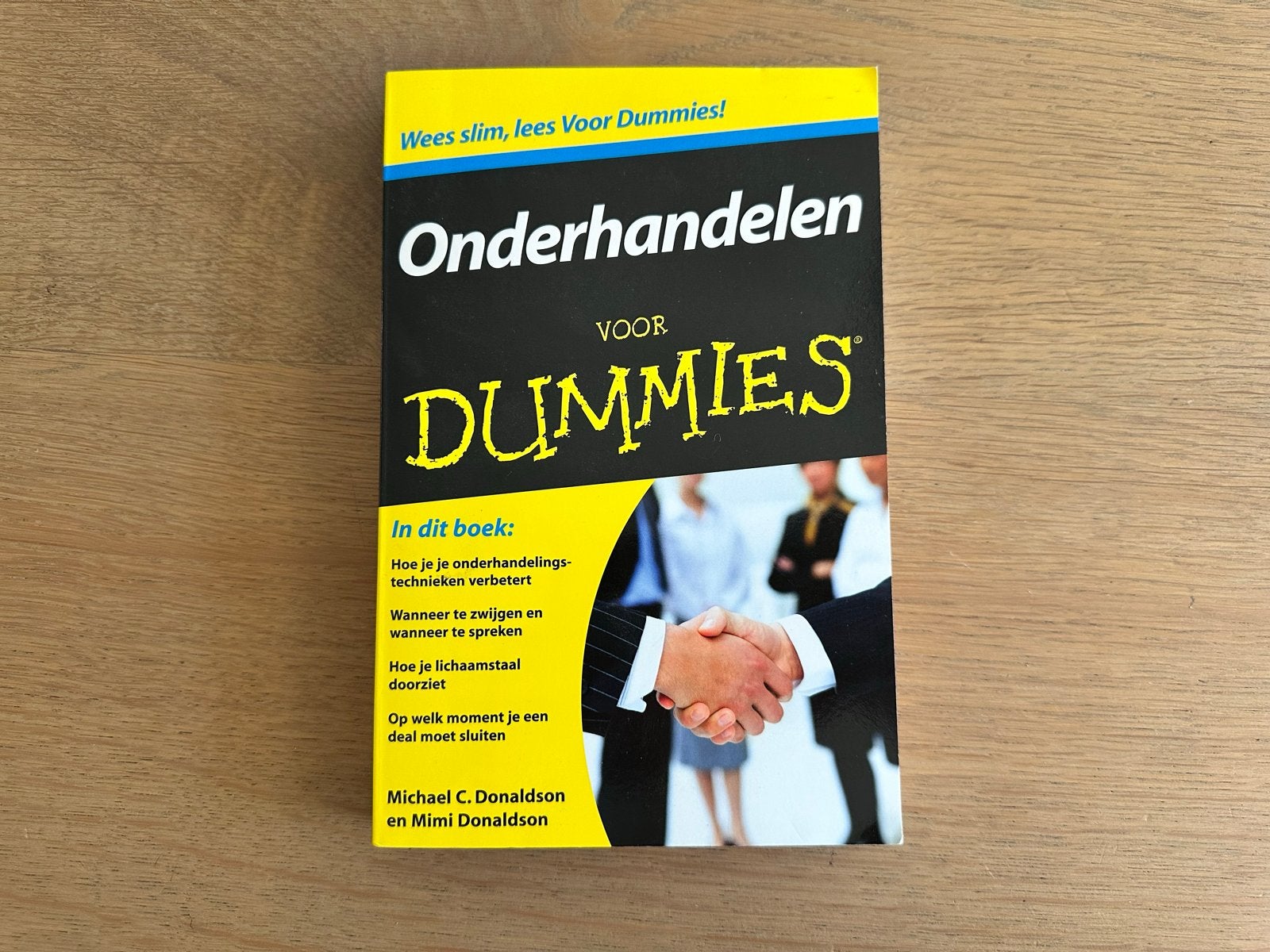 Onderhandelen voor Dummies - Leer effectief onderhandelen, Ophalen of Verzenden, Zo goed als nieuw, Overige uitgevers, Nederlands