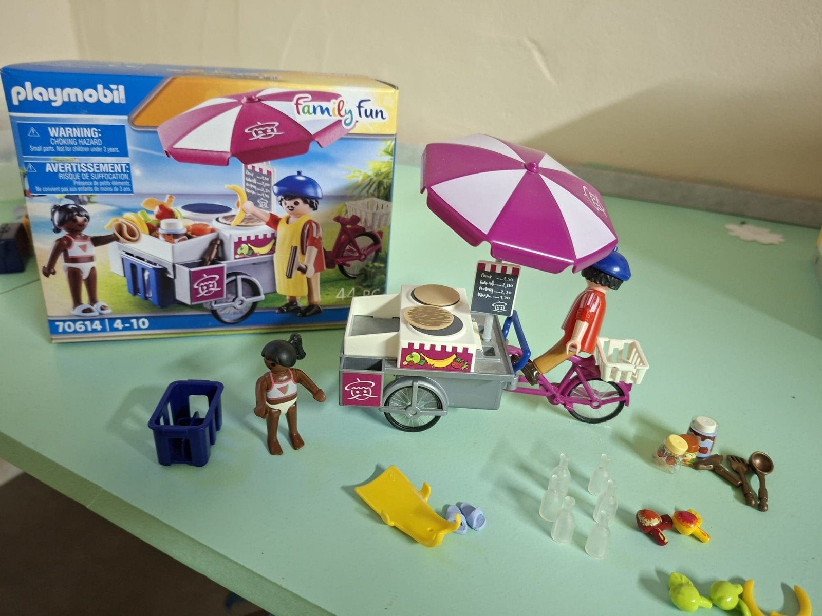 Playmobil Family Fun 70614 Crêpes Fiets met Accessoires
