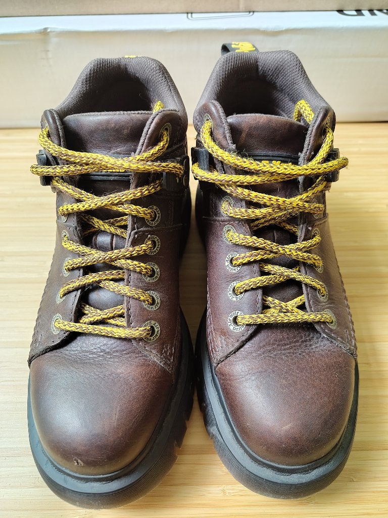 Dr. Martens leren schoenen maat 39, Bruin, Ophalen of Verzenden, Zo goed als nieuw, Veterschoenen