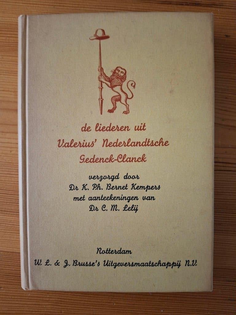 De liederen uit Valerius Nederlandtsche gedenk-clanck., Ophalen of Verzenden