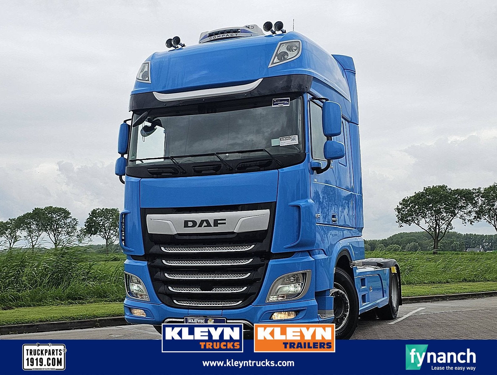 DAF XF 530 ssc intarder 2x tank, Automaat, Blauw, Bedrijf, DAF