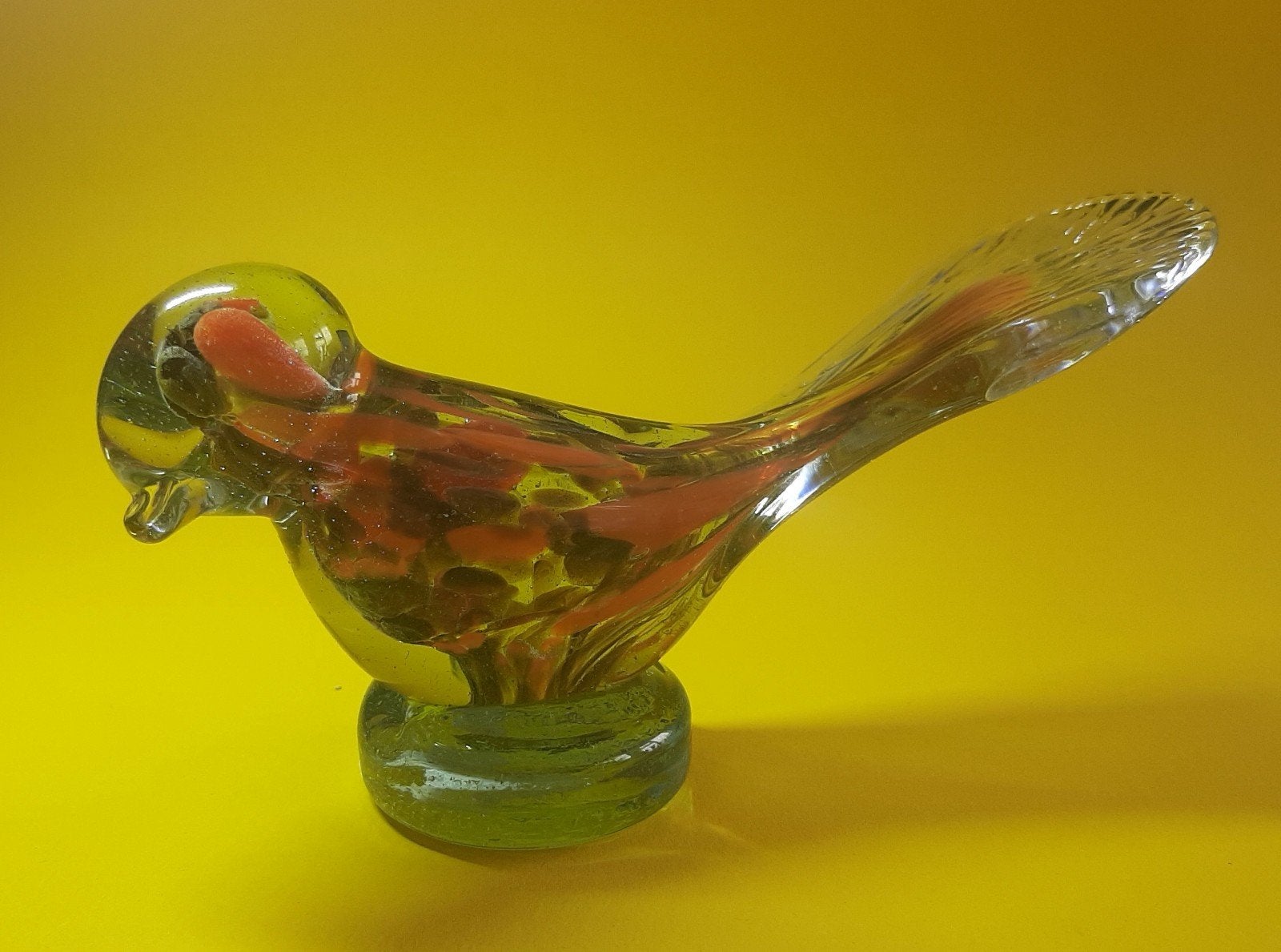 Vintage Glazen Vogel Marjolin Zweden, Antiek en Kunst, Ophalen of Verzenden