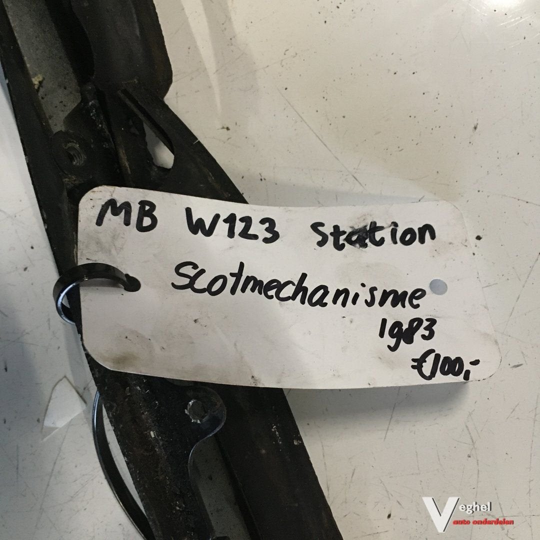 Mercedes W123 Station 1983 Slotmechanisme Achterklep, Gebruikt, -, -, Ophalen of Verzenden