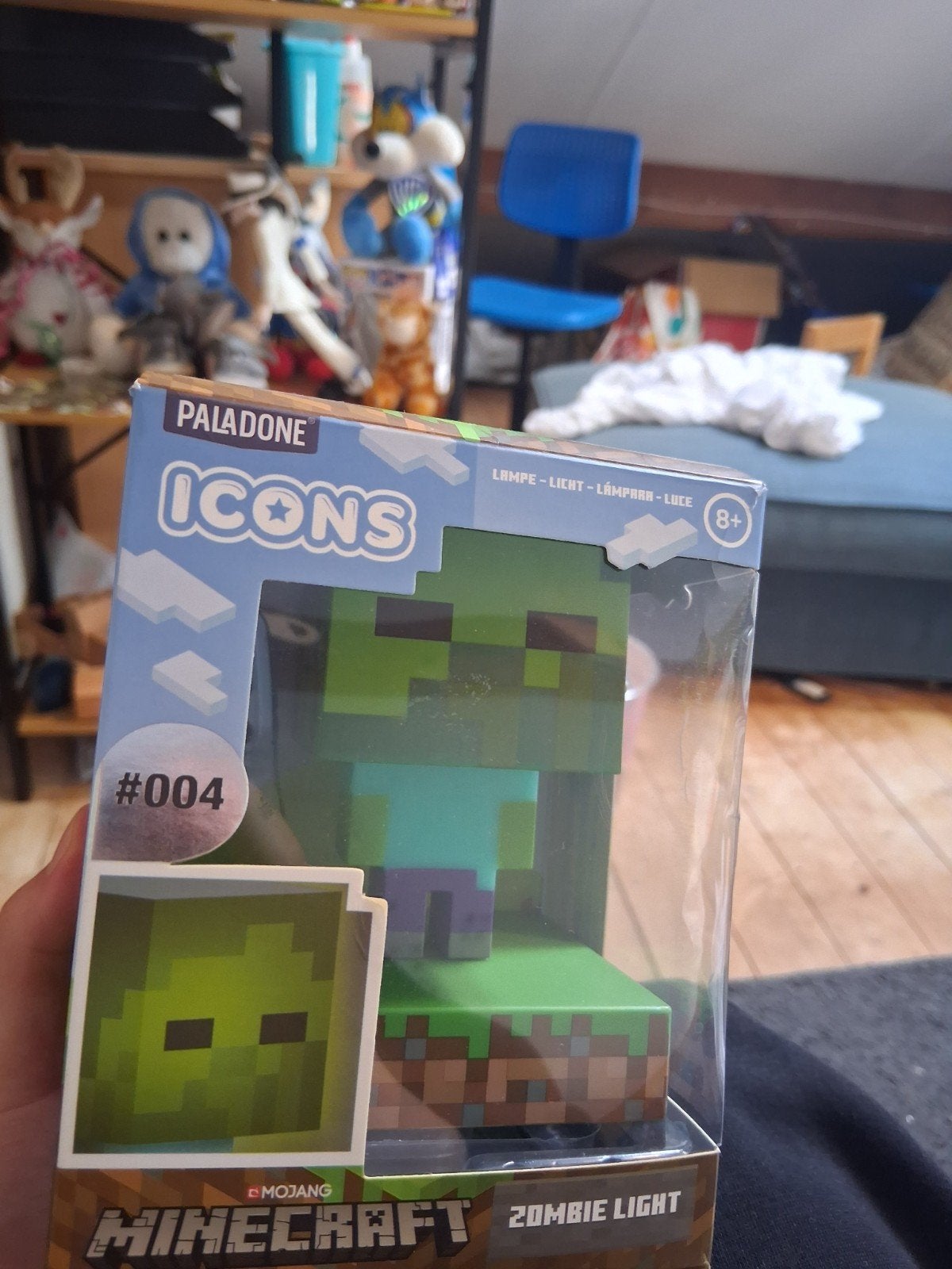Minecraft Zombie lamp, Ophalen of Verzenden, Nieuw, Jongen of Meisje