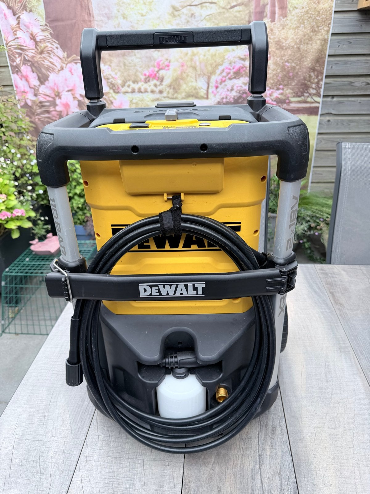 DeWalt DCMPW1600 accu hogedrukreiniger 110bar (body only), Ophalen, Zo goed als nieuw, Accu