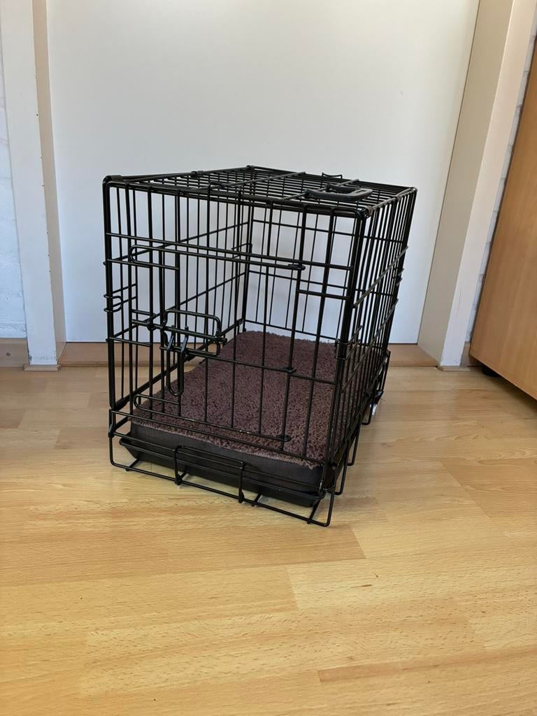 Hondenbench zgan 46x32x39 met Jack and Vanilla kussen, Ophalen, Zo goed als nieuw