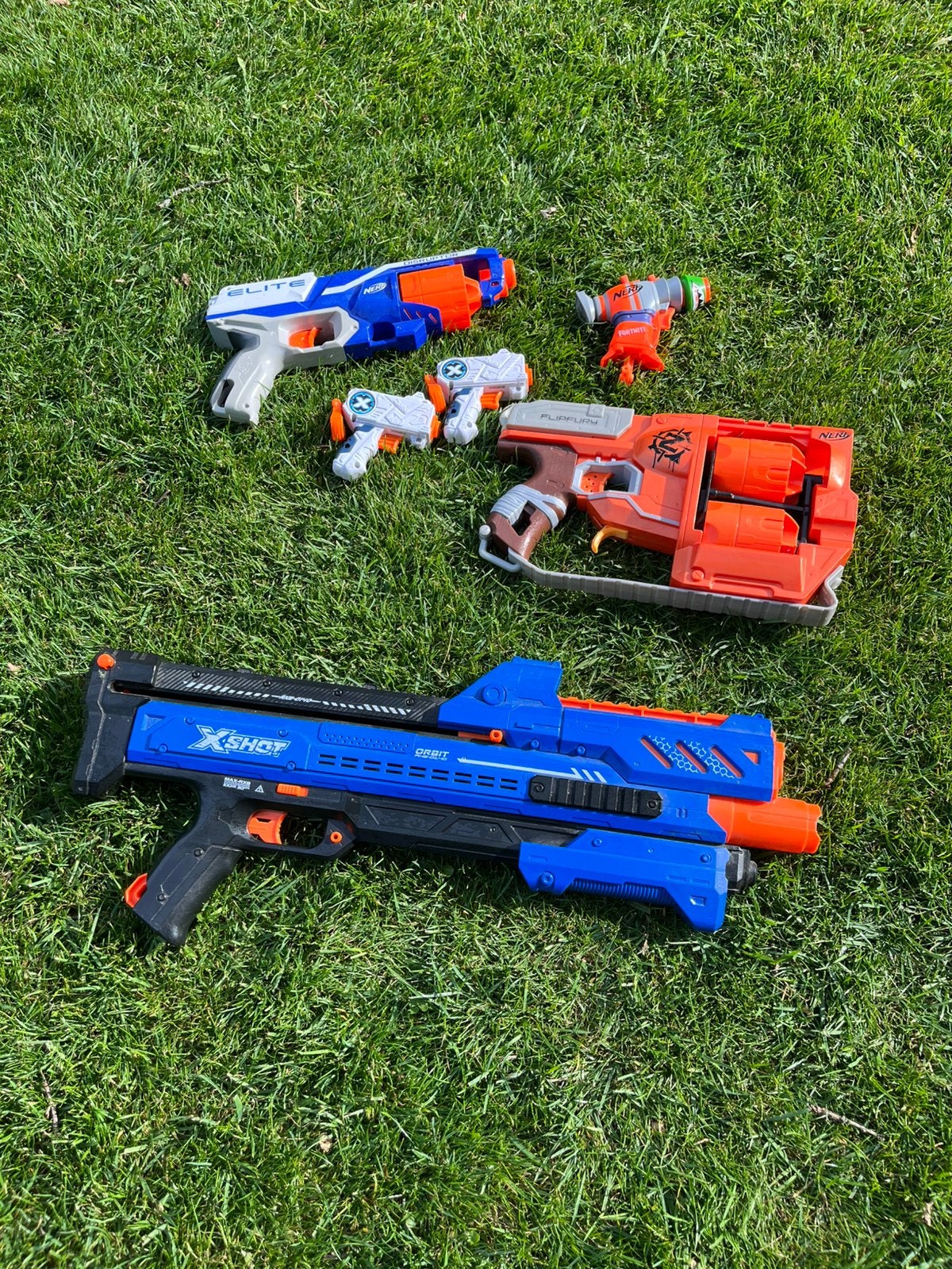 Allerlij nerf pistoolen, Kinderen en Baby's, Speelgoed | Buiten | Actiespeelgoed, Verzenden, Zo goed als nieuw