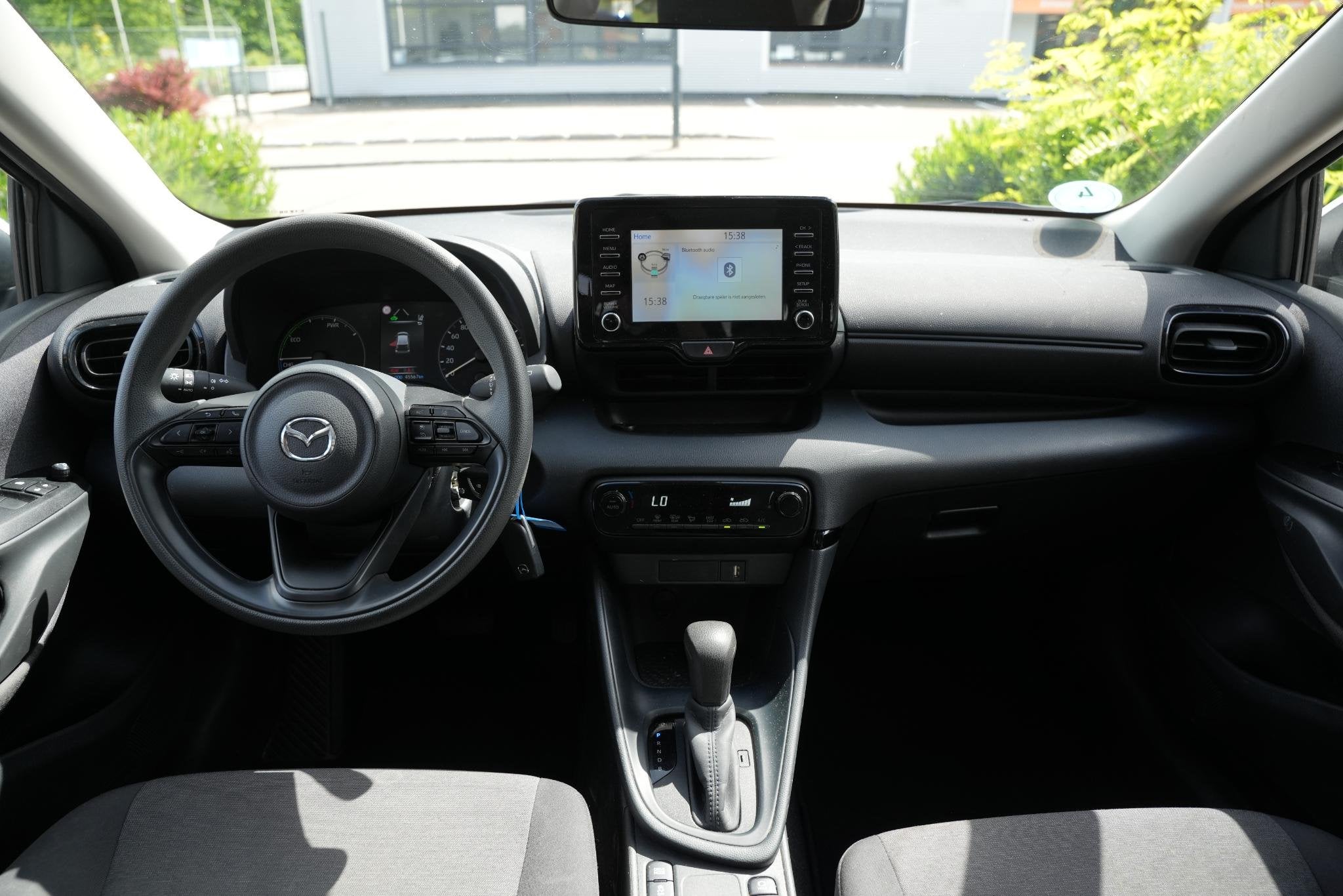 Mazda 2 Hybrid 1.5 Centre-line Cruise Lane Assist Clima Navi, Stof, Gebruikt, 4 kWh, 116 pk