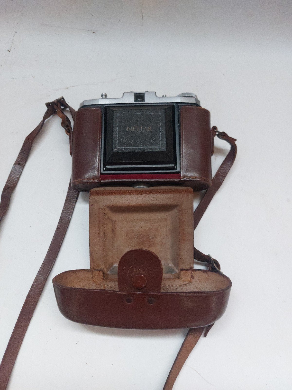 Vintage Zeiss Ikon Nettar Fotocamera Jaren '50, Verzamelen, Ophalen of Verzenden