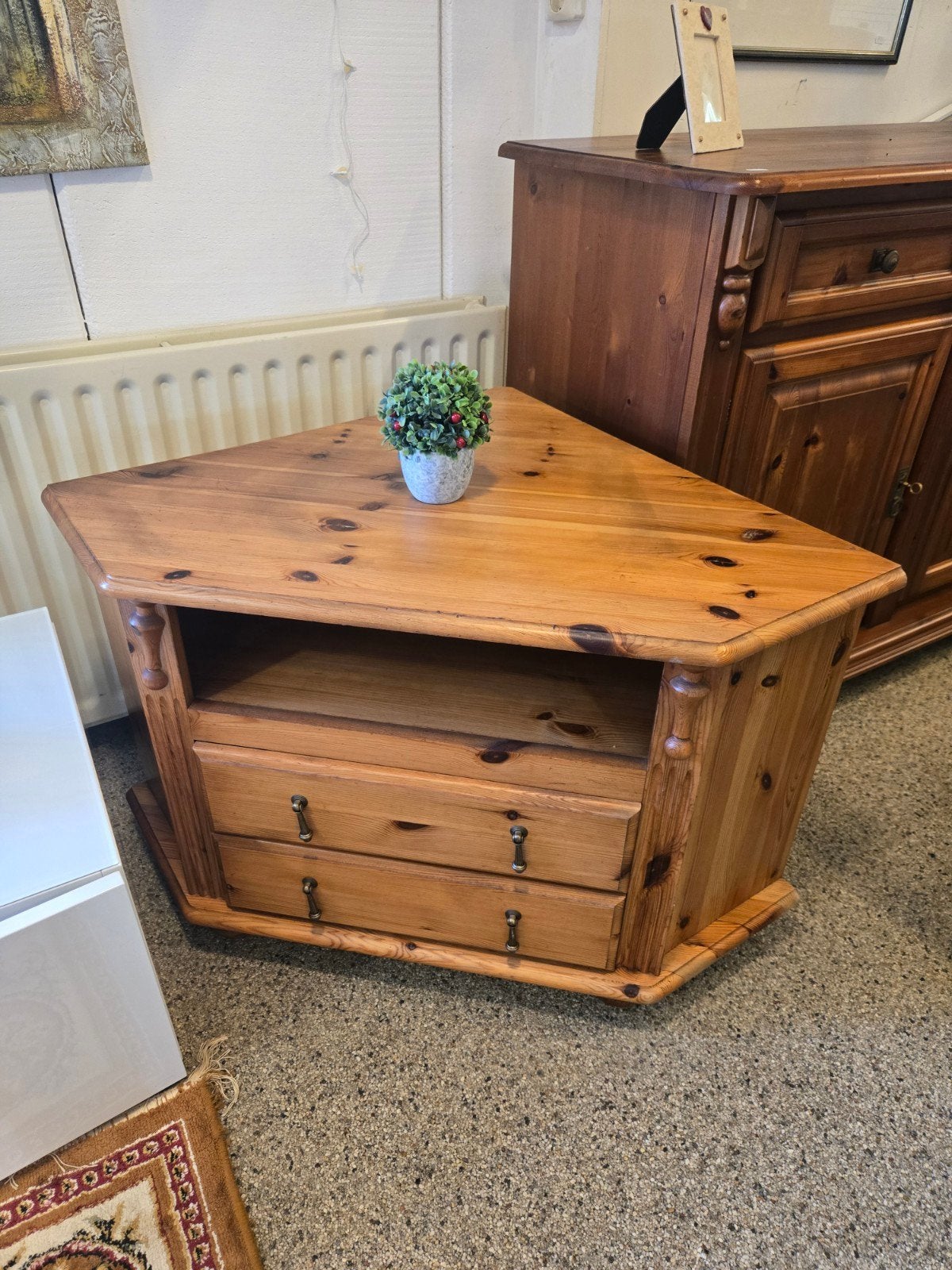 tv meubel hoekkast 98cm, Ophalen, Zo goed als nieuw, 25 tot 50 cm