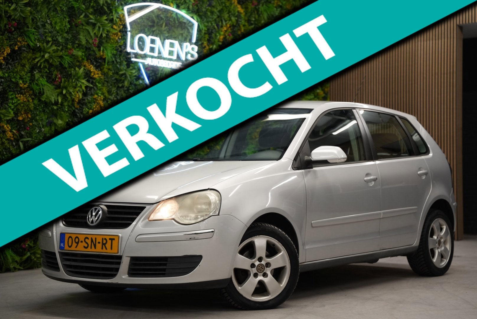 Volkswagen Polo 1.4-16V Optive Automaat / Airco / Radio, Zwart, 4 cilinders, Origineel Nederlands, Bedrijf
