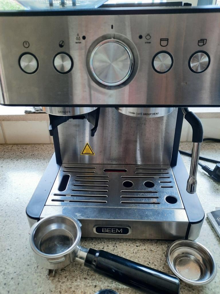 BEEM Espressomachine met ingebouwde bonenmaler, Ophalen, Gebruikt, Espresso apparaat, Koffiebonen