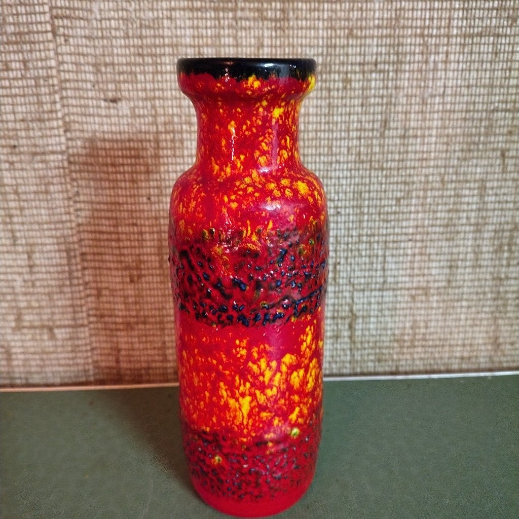 vintage keramiekvaas Fat Lava van Scheurich Keramik 200-22, Ophalen of Verzenden