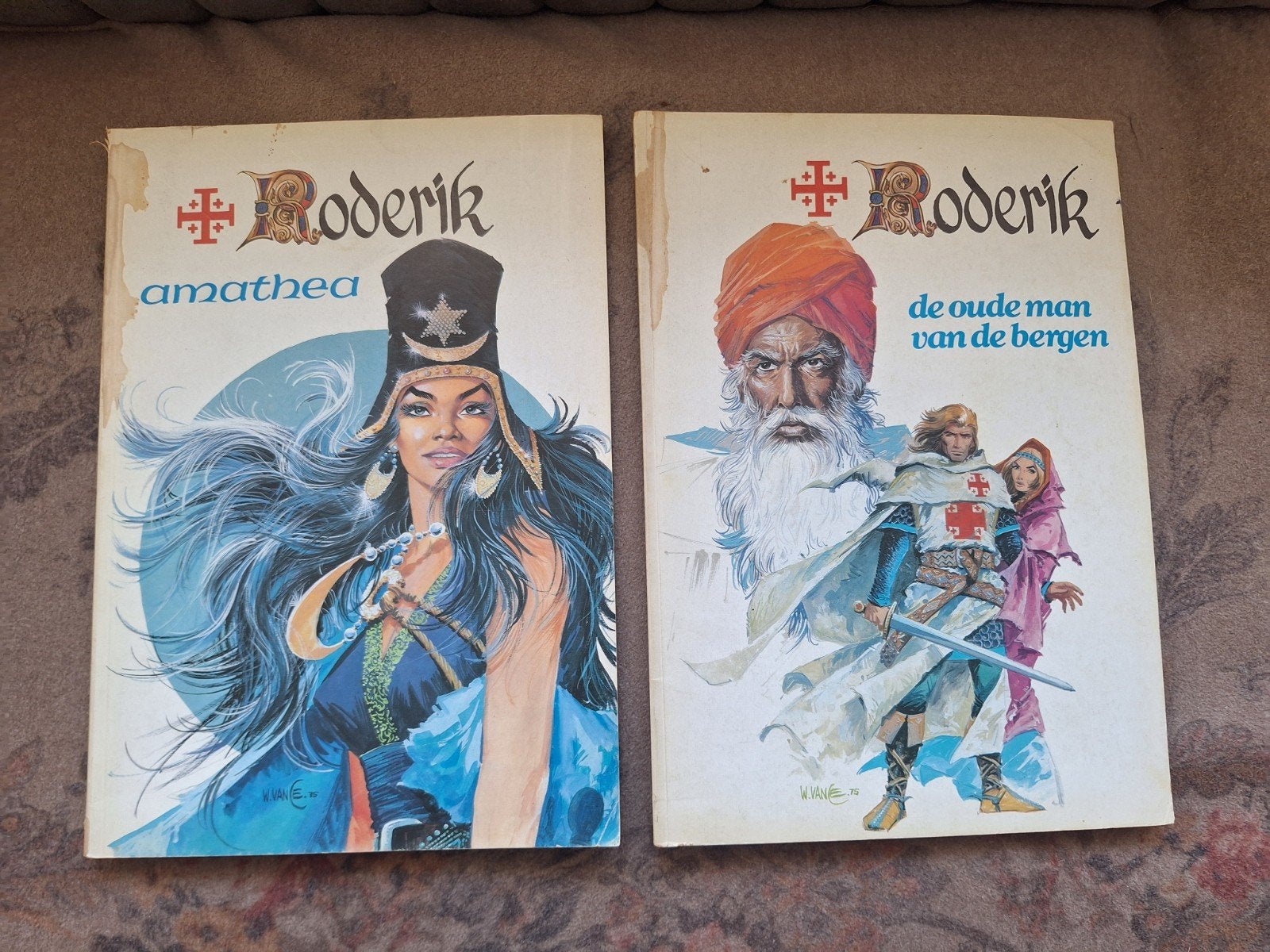 Roderik 2 stripboeken de tempeliers, Meerdere stripboeken, Ophalen of Verzenden