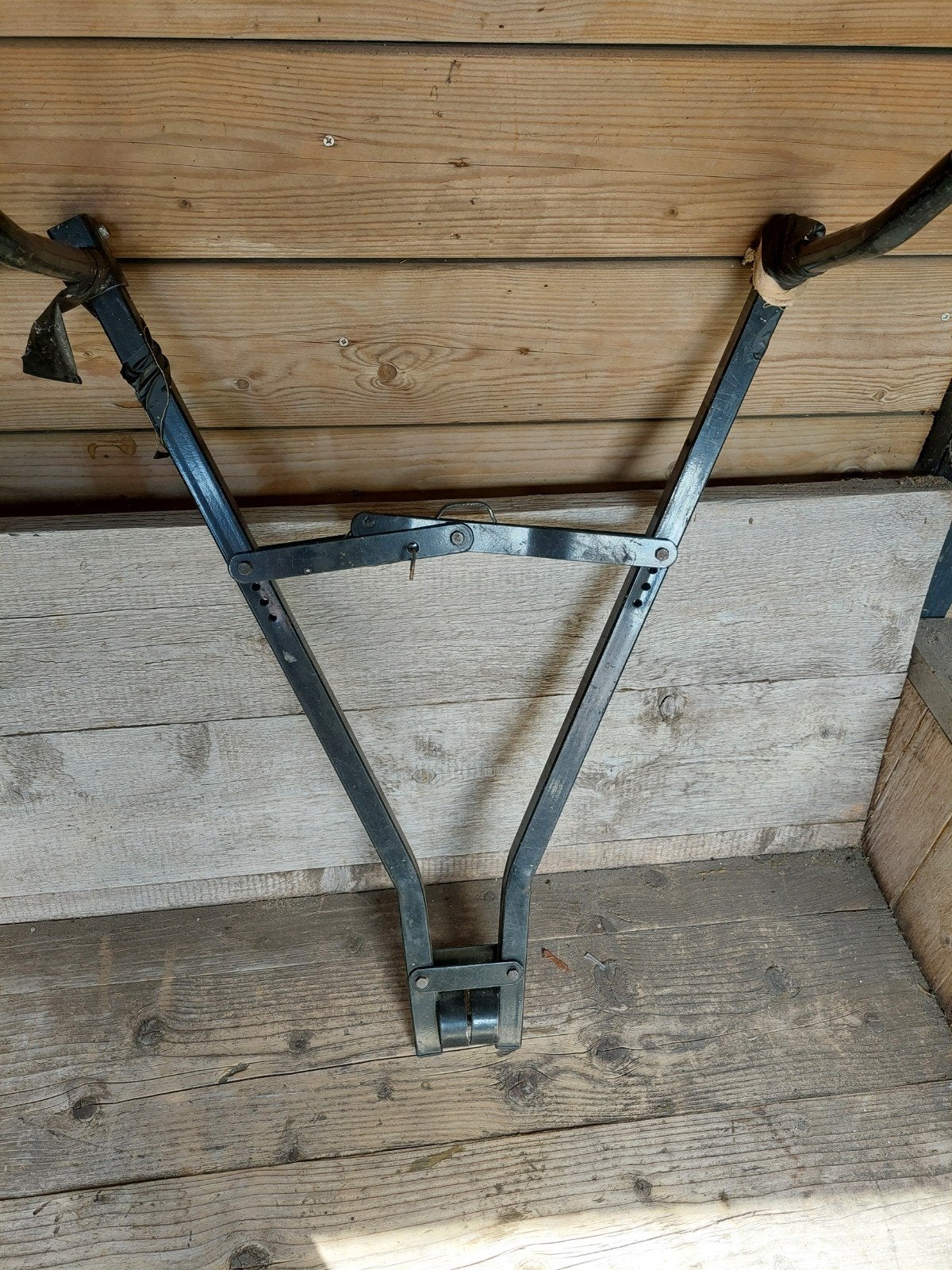 Fietsen drager, Ophalen, Trekhaakdrager