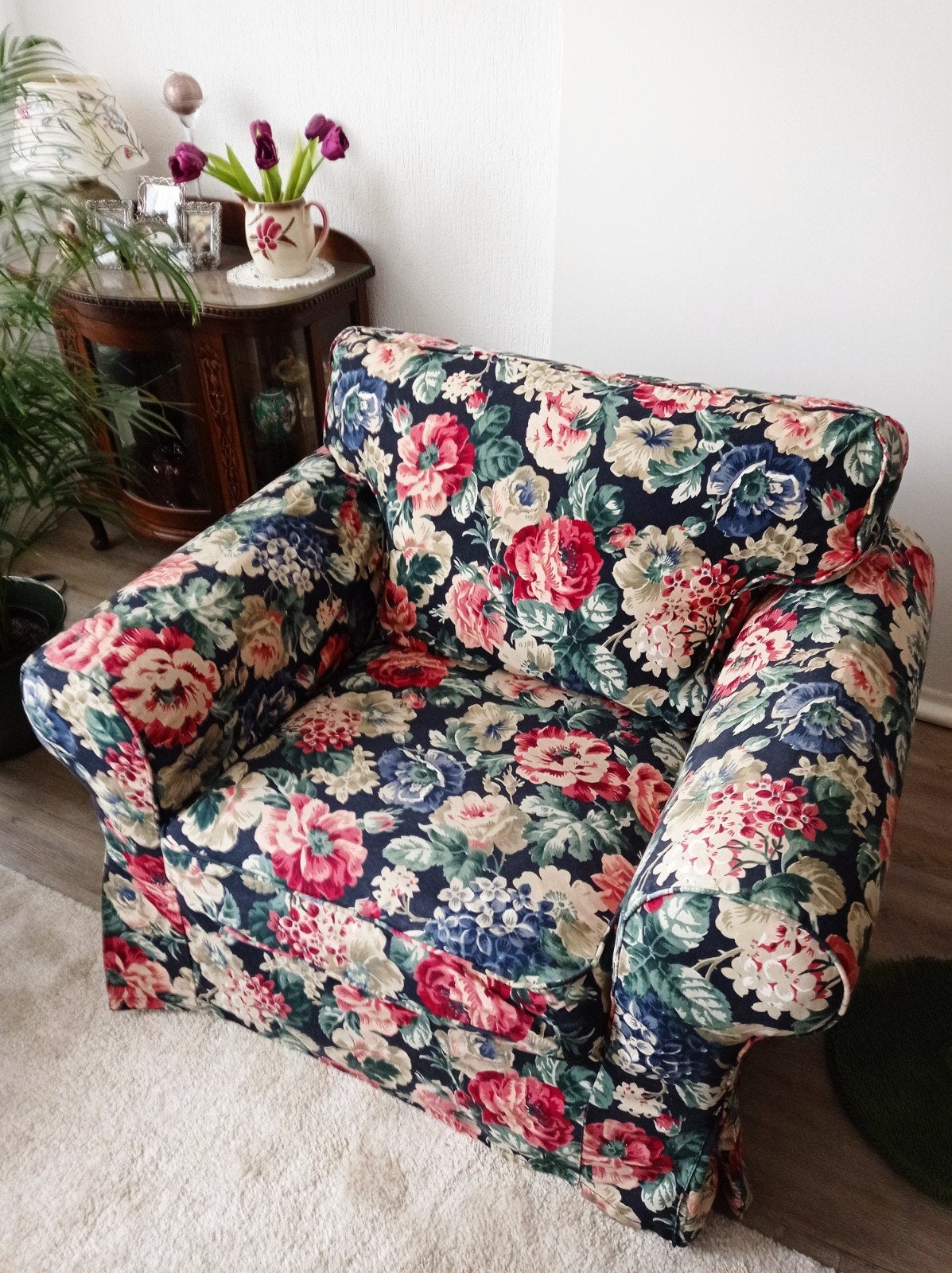 Ektorp fauteuil, Ophalen, Gebruikt, 75 tot 100 cm, 75 tot 100 cm