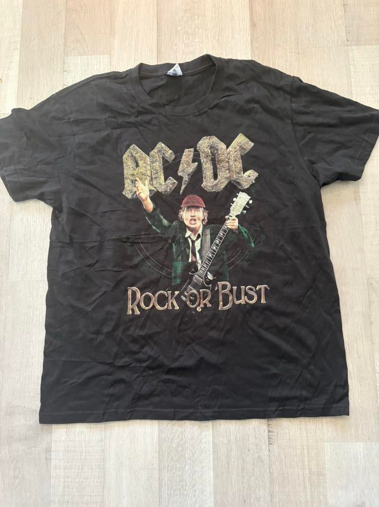 AC/DC “Rock or bust” 2015 Australië tourshirt, Kleding | Heren, T-shirts, Ophalen of Verzenden, Zo goed als nieuw, Maat 48/50 (M)