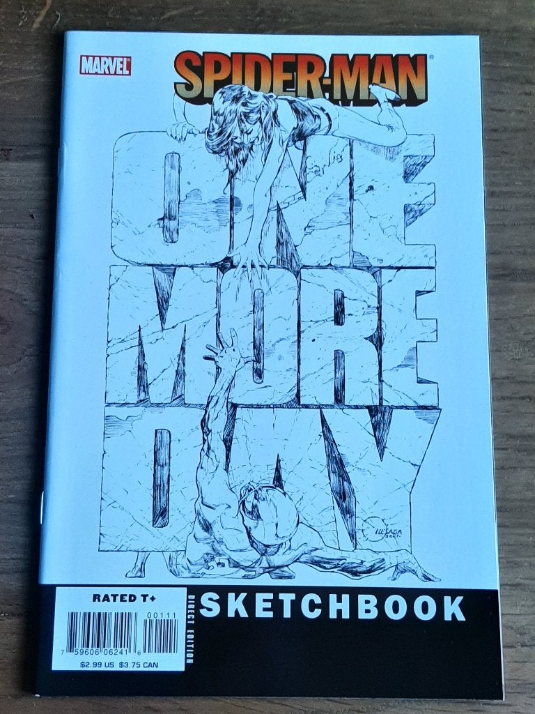Spider-Man One More Day Sketchbook (2007 Marvel), Eén comic, Ophalen of Verzenden, Zo goed als nieuw, Amerika