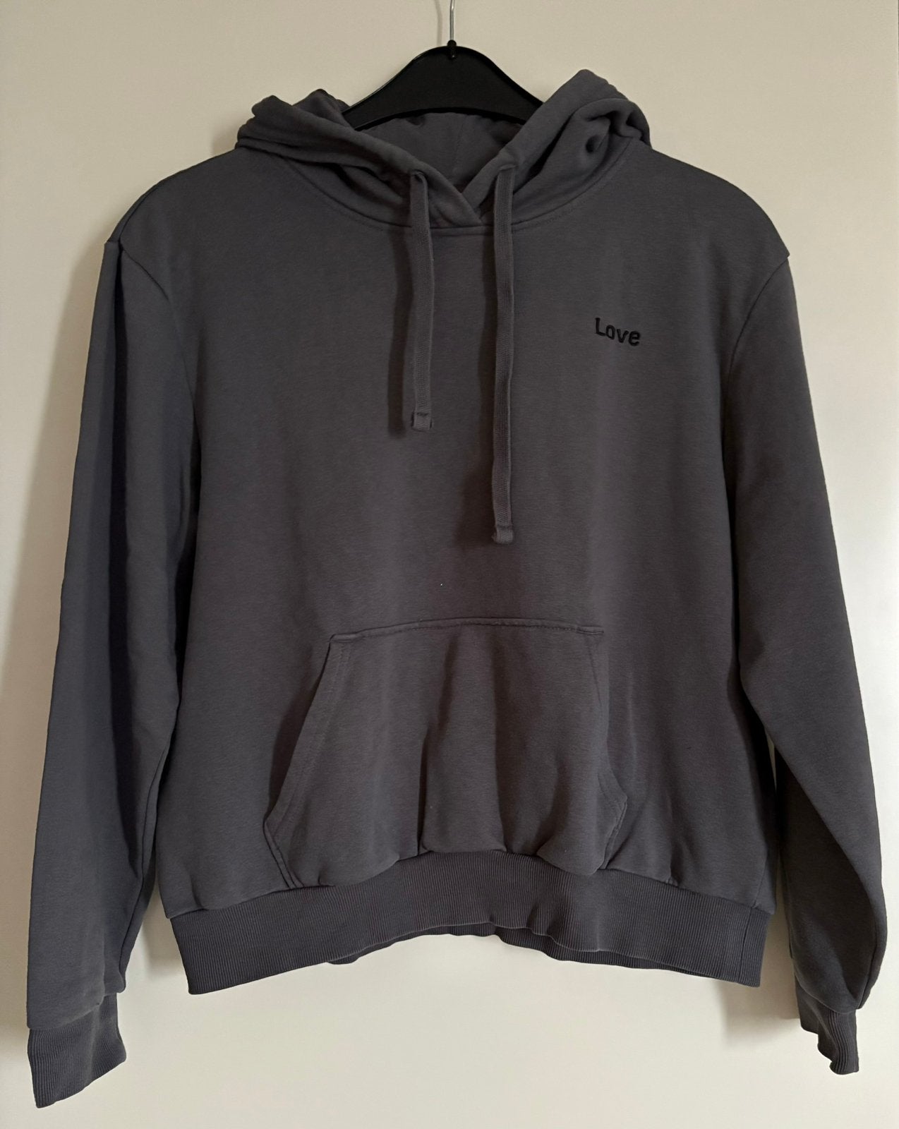 Grijze hoodie van H&M Divided. Maat M., Ophalen of Verzenden, Zo goed als nieuw, Grijs