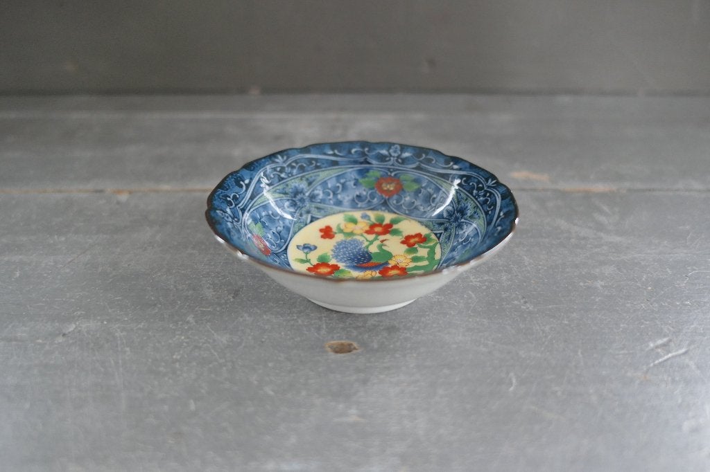 Vintage Juzan Gama Japans Pauw schaaltje porselein, Antiek en Kunst, Verzenden
