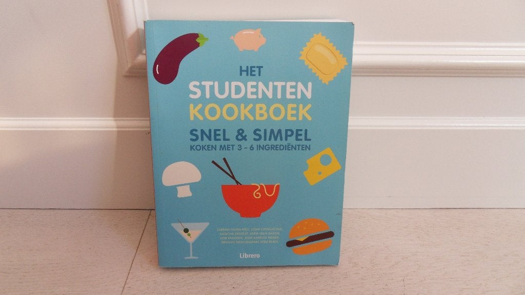 Het studenten kookboek Snel & simpel met 3 - 6 ingrediënten, Boeken, Kookboeken, Gelezen, Ophalen of Verzenden