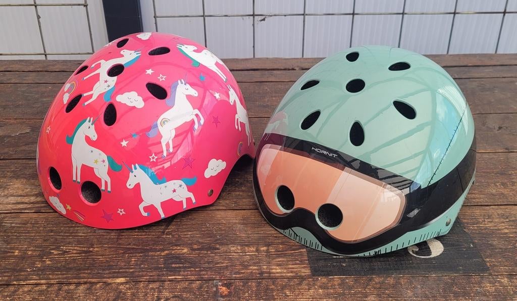 Hornit kinderhelm fiets skate step, Fietsen en Brommers, Jongen of Meisje, Ophalen of Verzenden, Zo goed als nieuw, Hornit