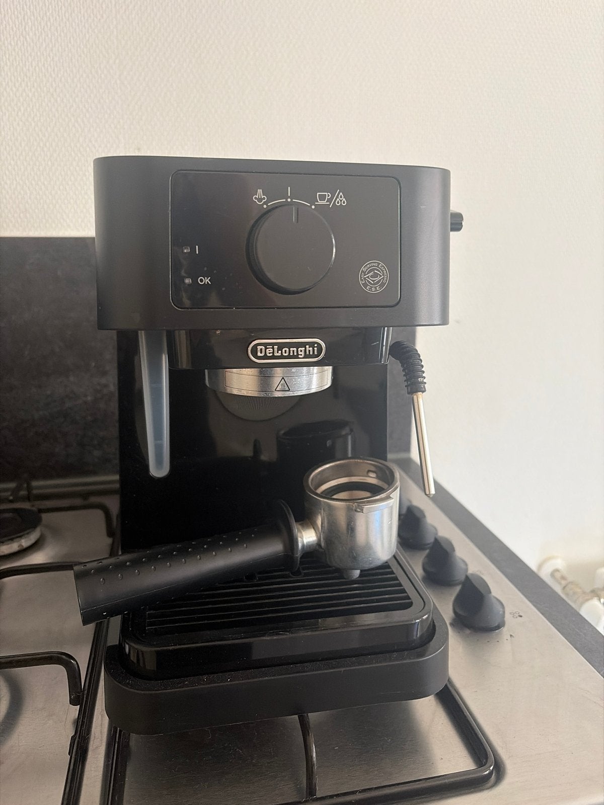De'Longhi Stilosa Espresso Apparaat - Zo goed als nieuw, Espresso apparaat, Gemalen koffie, Zo goed als nieuw, 1 kopje