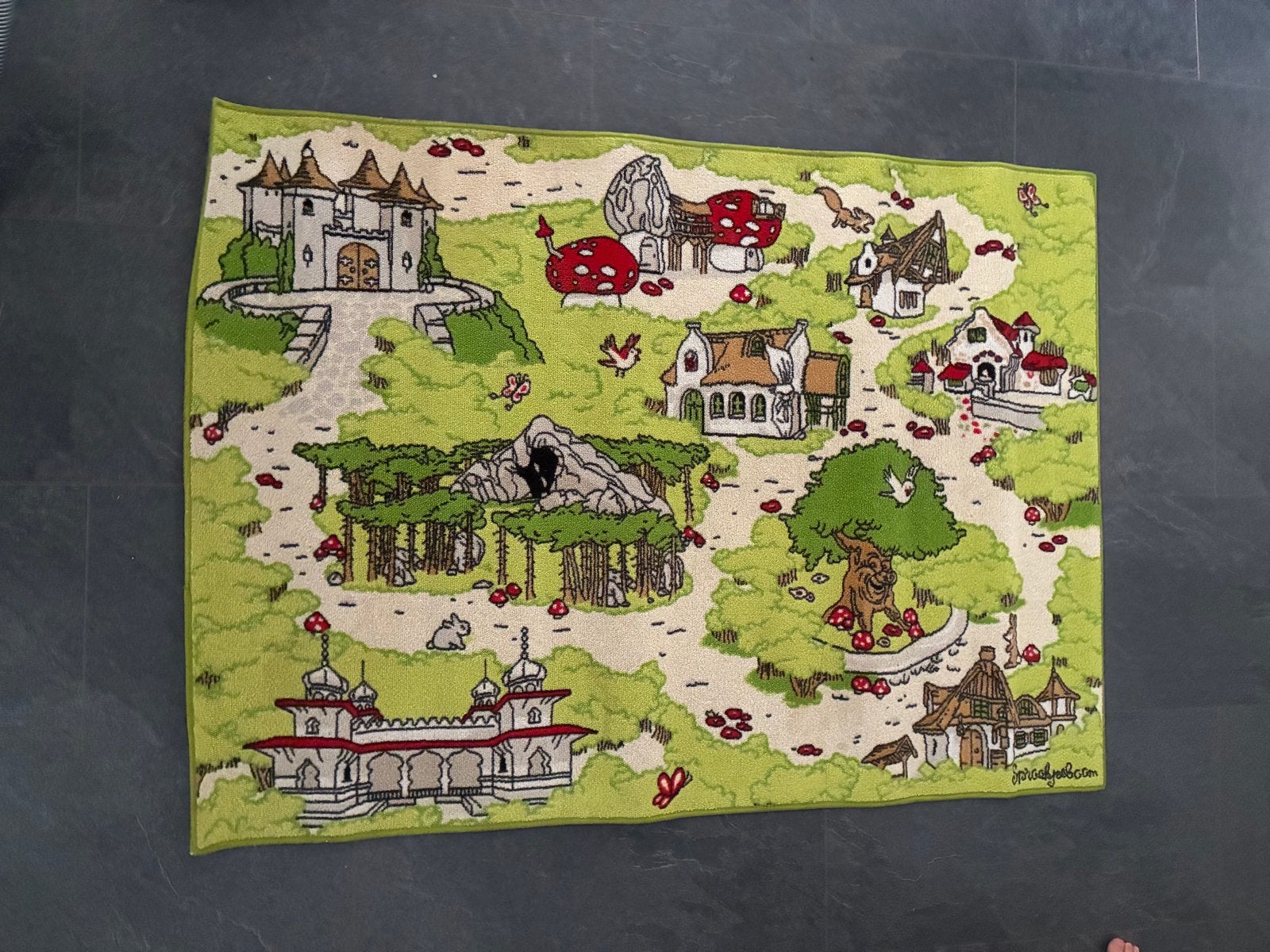 Vrolijk speelkleed Efteling sprookjesboom, Ophalen, Gebruikt, 100 tot 150 cm, 150 tot 200 cm