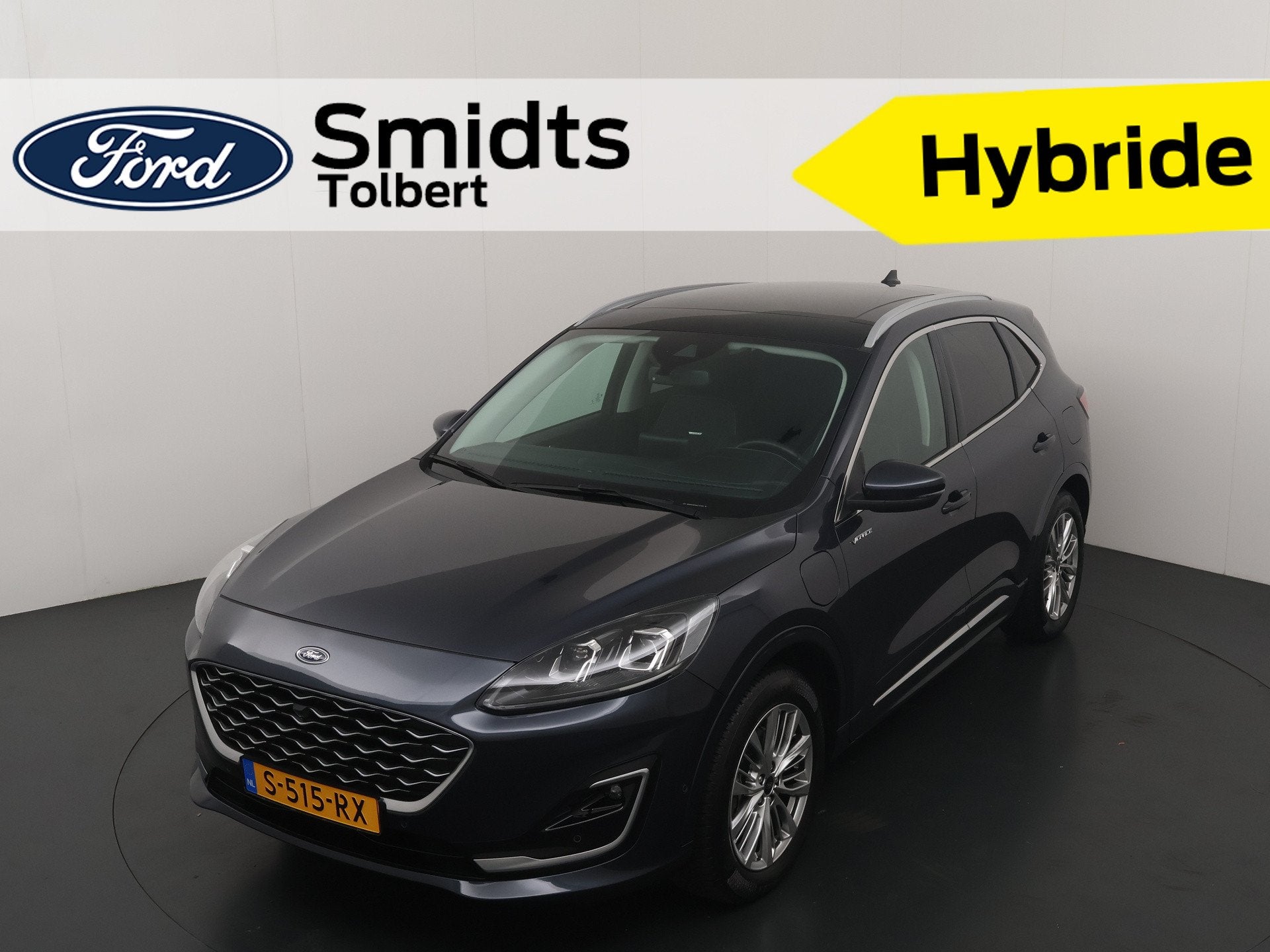 Ford Kuga 2.5 225PK PHEV Vignale | Elekt. Trekhaak | Pano |, 4 cilinders, Blauw, Leder, Hybride Elektrisch/Benzine