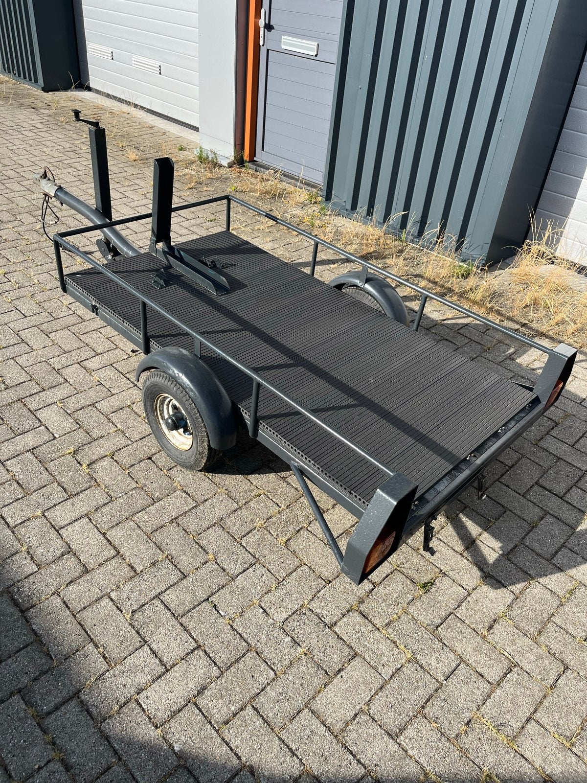 motortrailer voor 1 motorfiets of scooter, Ophalen, Gebruikt
