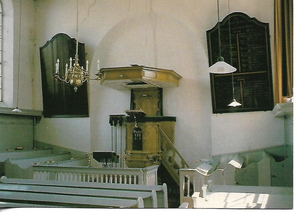 Wijngaarden- -Interieur N.H.Kerk., Verzenden, 1980 tot heden, Gelopen, Zuid-Holland