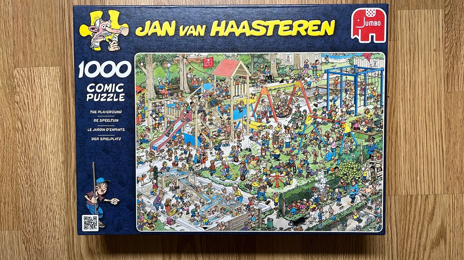 Jan van Haasteren De Speeltuin 1000 stukjes legpuzzel, Ophalen of Verzenden, 500 t/m 1500 stukjes, Zo goed als nieuw, Legpuzzel