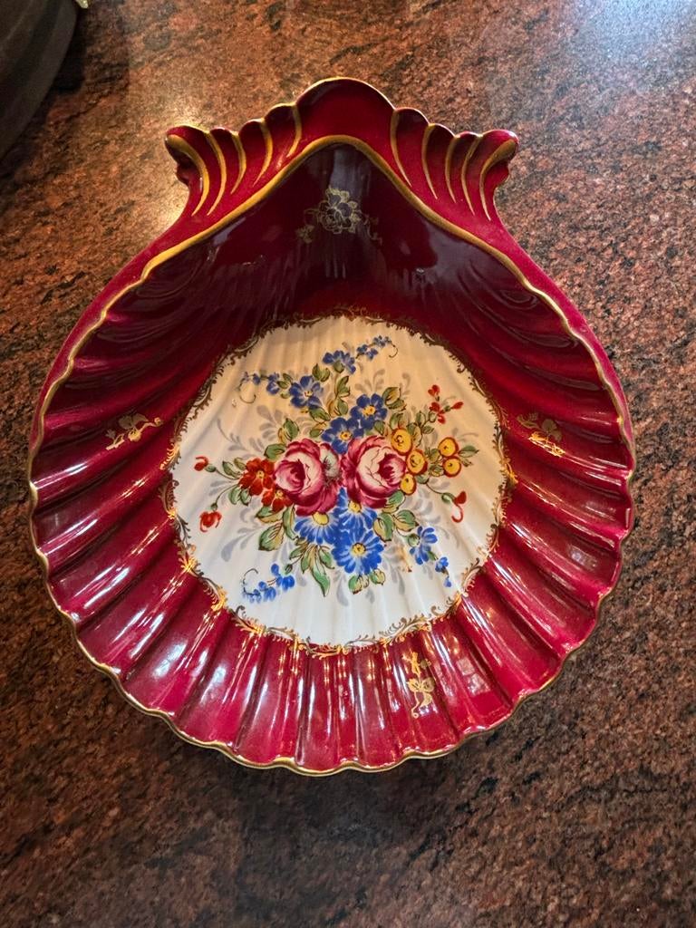 Decoratieve schaal met bloemenpatroon, Ophalen of Verzenden