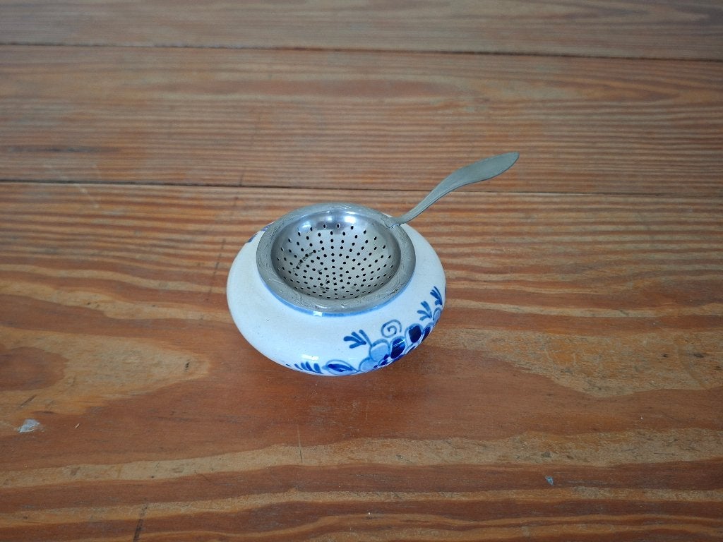 Delfts blauw theezeefje, Ophalen of Verzenden