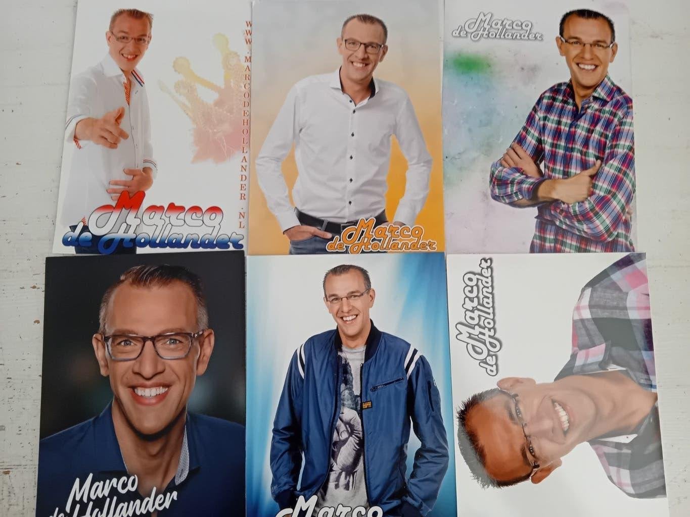 Marco de Hollander - Promotiekaarten / Fanpassen, 1980 tot heden, Foto, Ophalen of Verzenden, Zo goed als nieuw