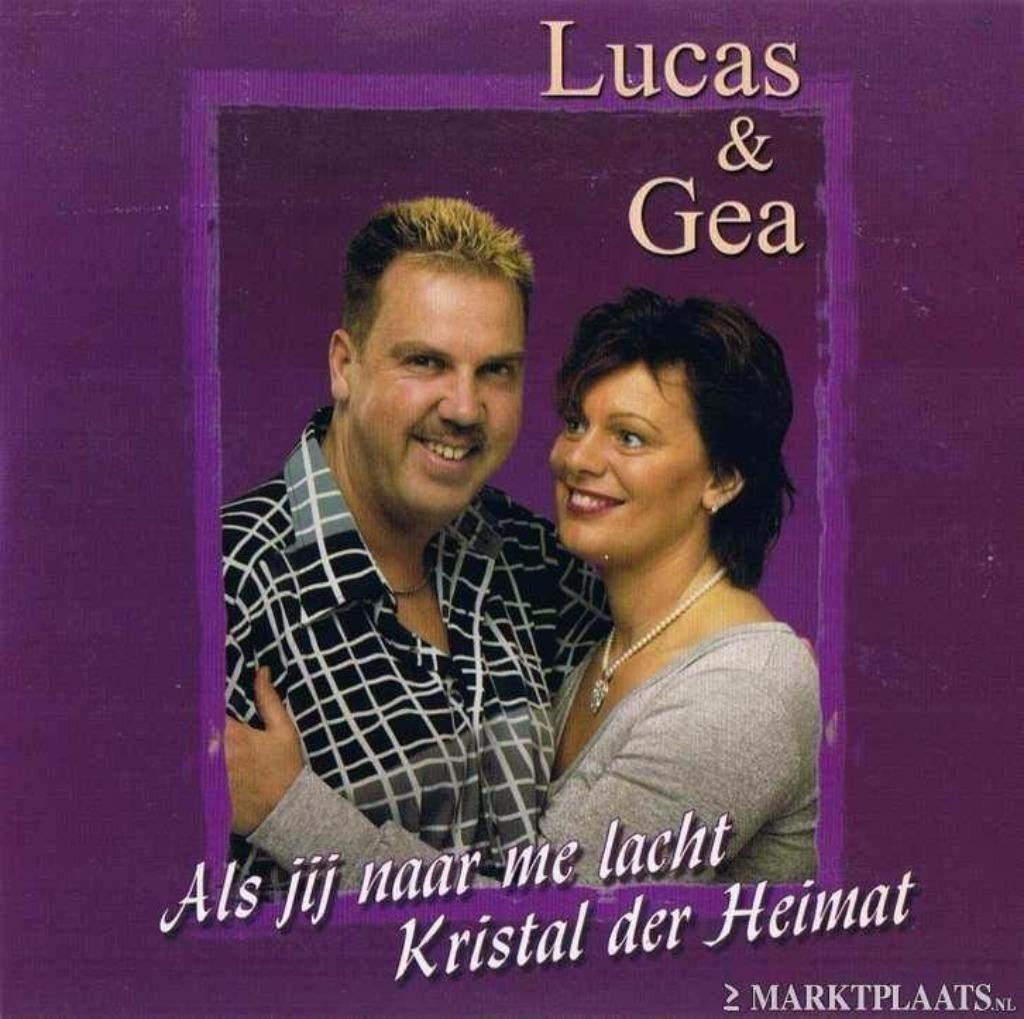 Lucas & Gea - Als Jij Naar Me Lacht, Cd's en Dvd's, Cd Singles, Zo goed als nieuw, Overige genres, Ophalen of Verzenden