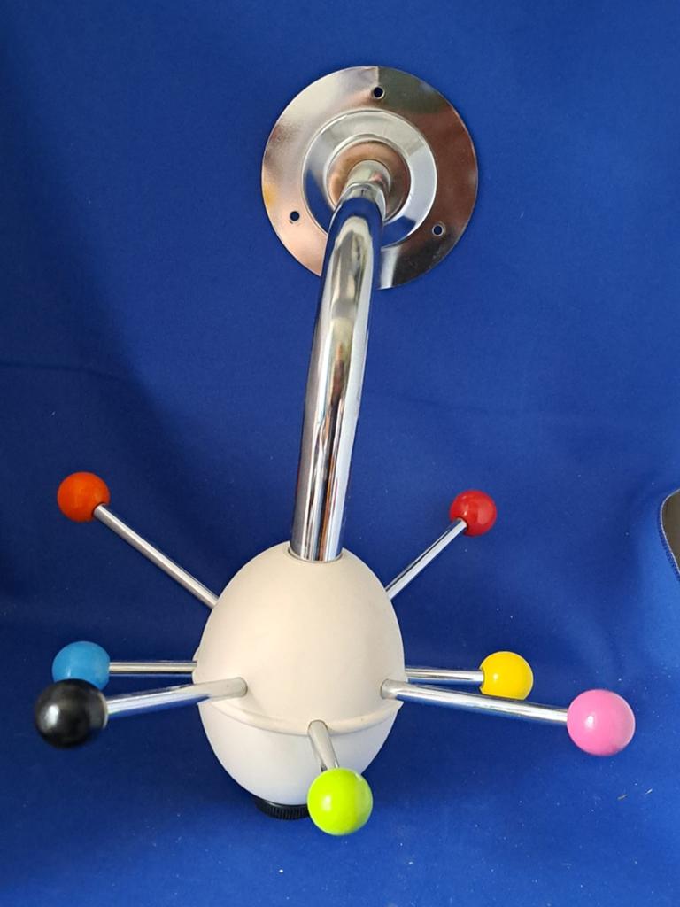 Vintage 80s Ikea Sputnik kapstok, Wandkapstok, Ophalen of Verzenden, Zo goed als nieuw, Minder dan 100 cm