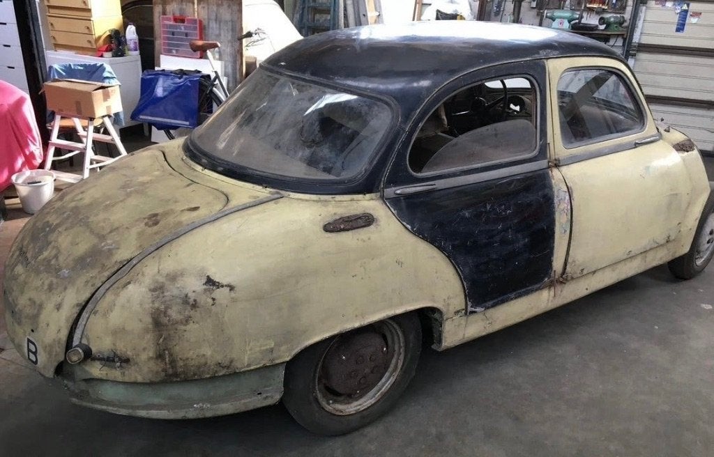 Panhard Dyna Z1 alu, Ophalen, Citroën, Bumper
