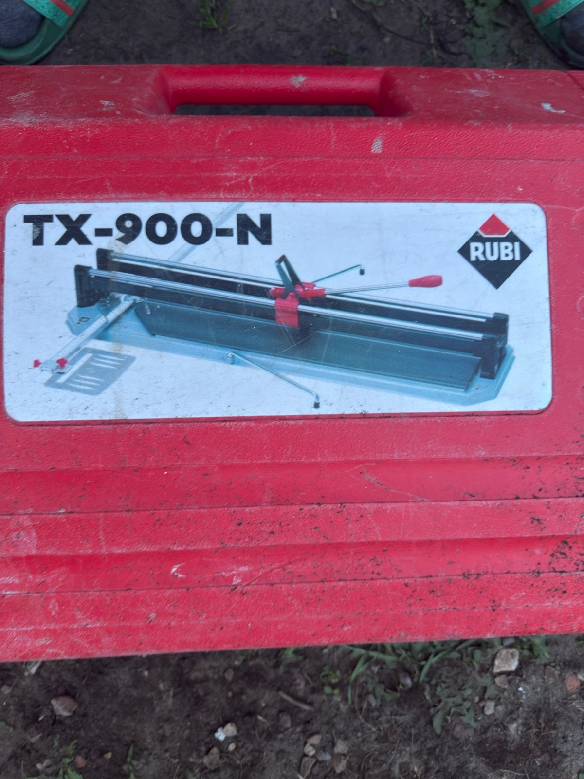 Rubi TX-900-N Tegelsnijder in koffer, Ophalen, Gebruikt