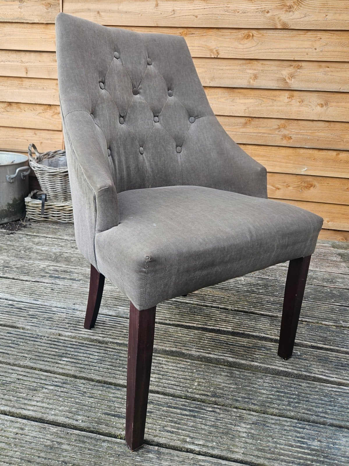 6 stijlvolle eetkamerstoelen, Huis en Inrichting, Gebruikt, Ophalen of Verzenden, Stof, Klassiek, modern, comfortabel