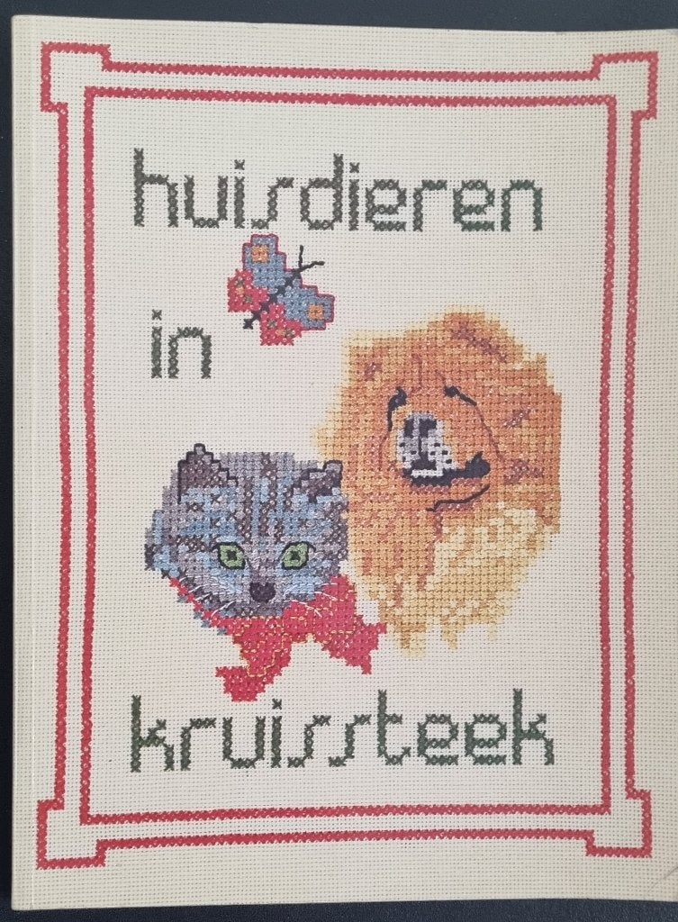 Huisdieren in kruissteek - Bini en Hans Zwiers, Boeken, Ophalen of Verzenden, Zo goed als nieuw, Borduren en Naaien, Bini en Hans Zwiers
