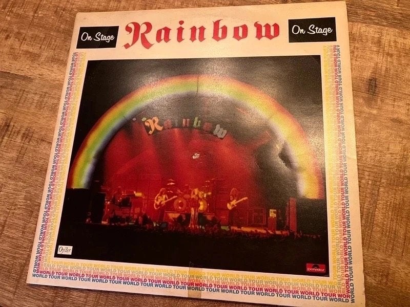Twee Rainbow LP Vinyl Down To Earth & On stage, LP, Ophalen of Verzenden, 12 inch, Gebruikt