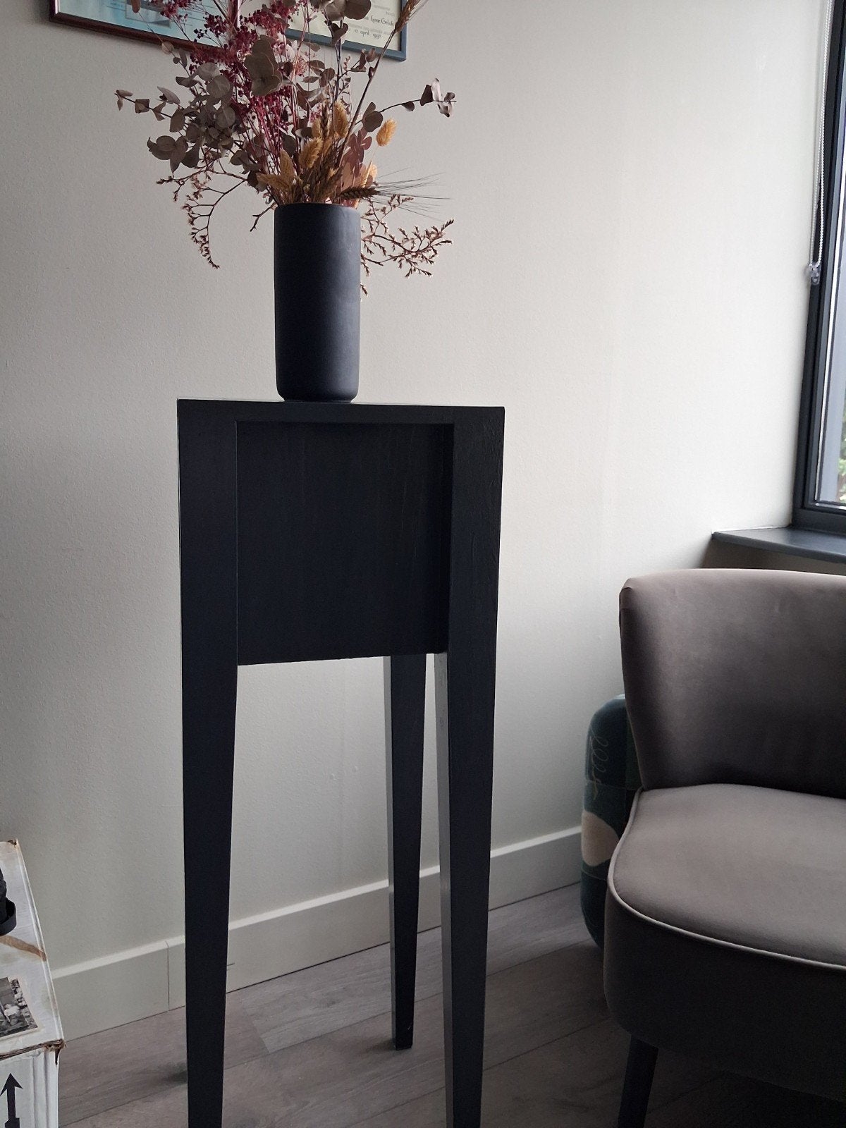 Hoge tafel/zuil, Ophalen