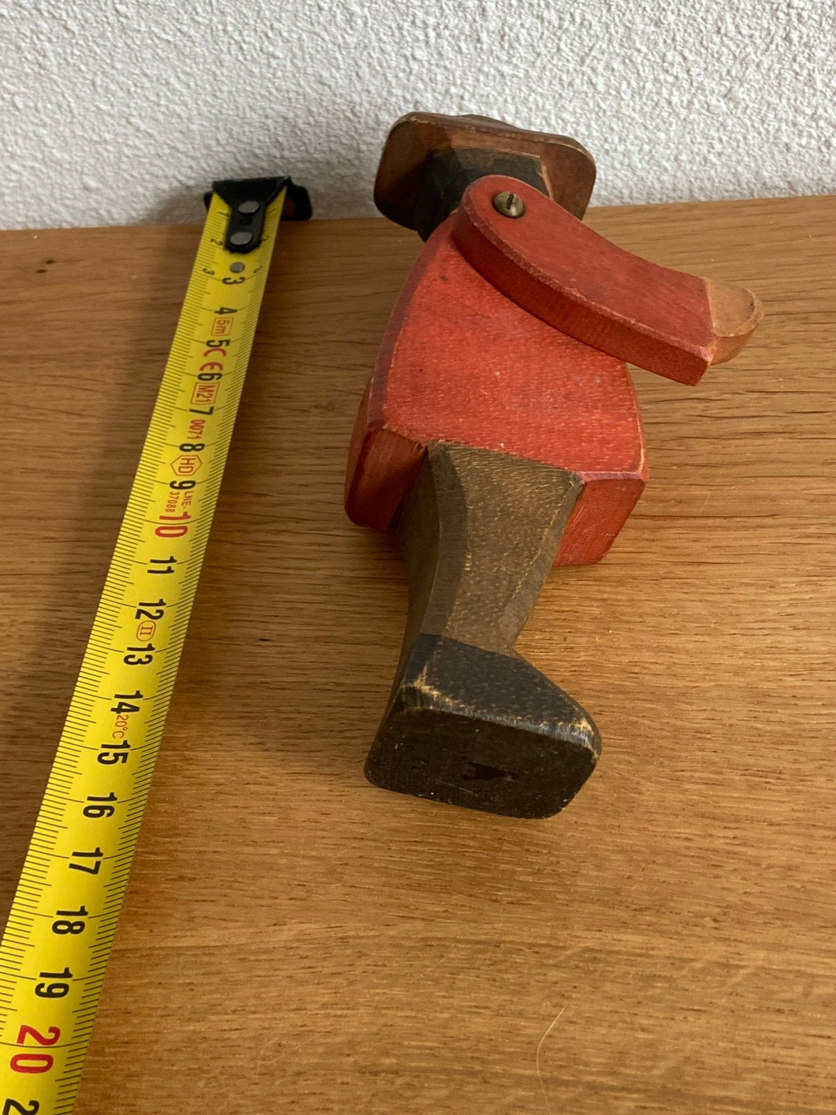 Ostheimer vintage houten speelgoed man met hoed, Ophalen of Verzenden, Gebruikt