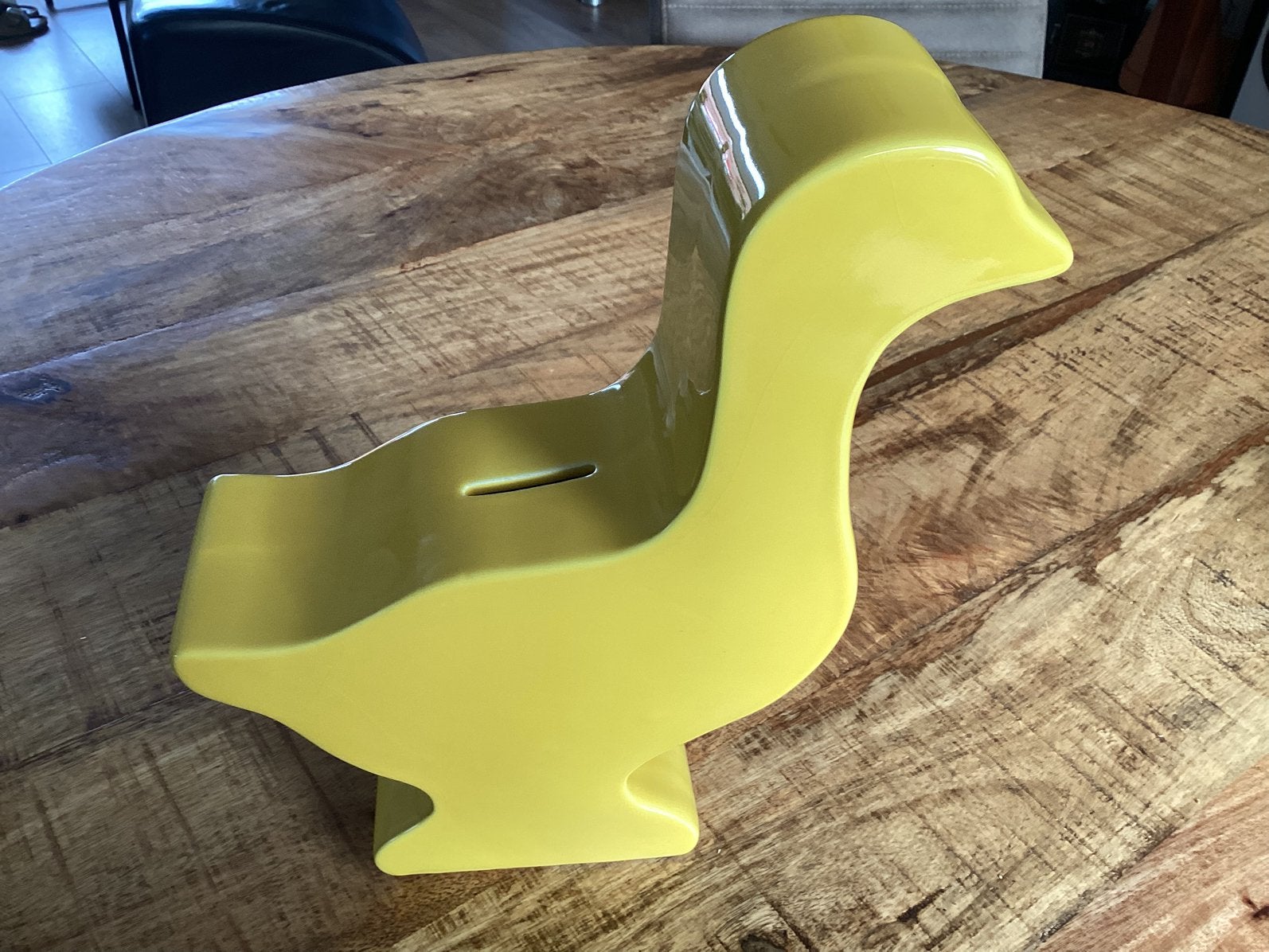ORGINEEL VINTAGE  POP ART / SPACE AGE  SPAARPOT  XL FORMAAT, Ophalen, Zo goed als nieuw, Steen, Aardewerk of Keramiek, Dier