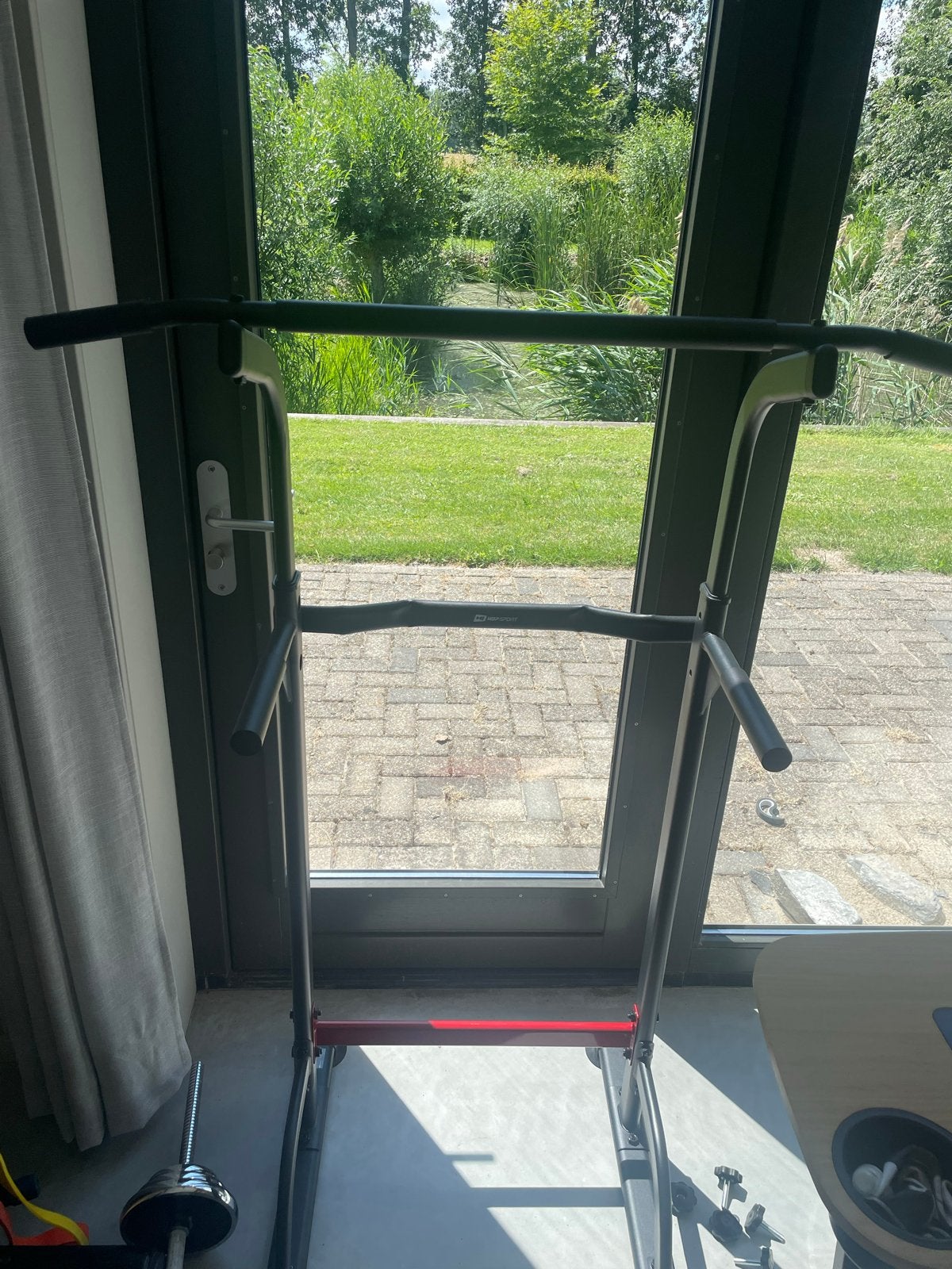 Oprekstang / Pull-up bar voor thuisgebruik, Sport en Fitness, Fitnessmaterialen, Ophalen, Zo goed als nieuw, Armen, Oprekstang