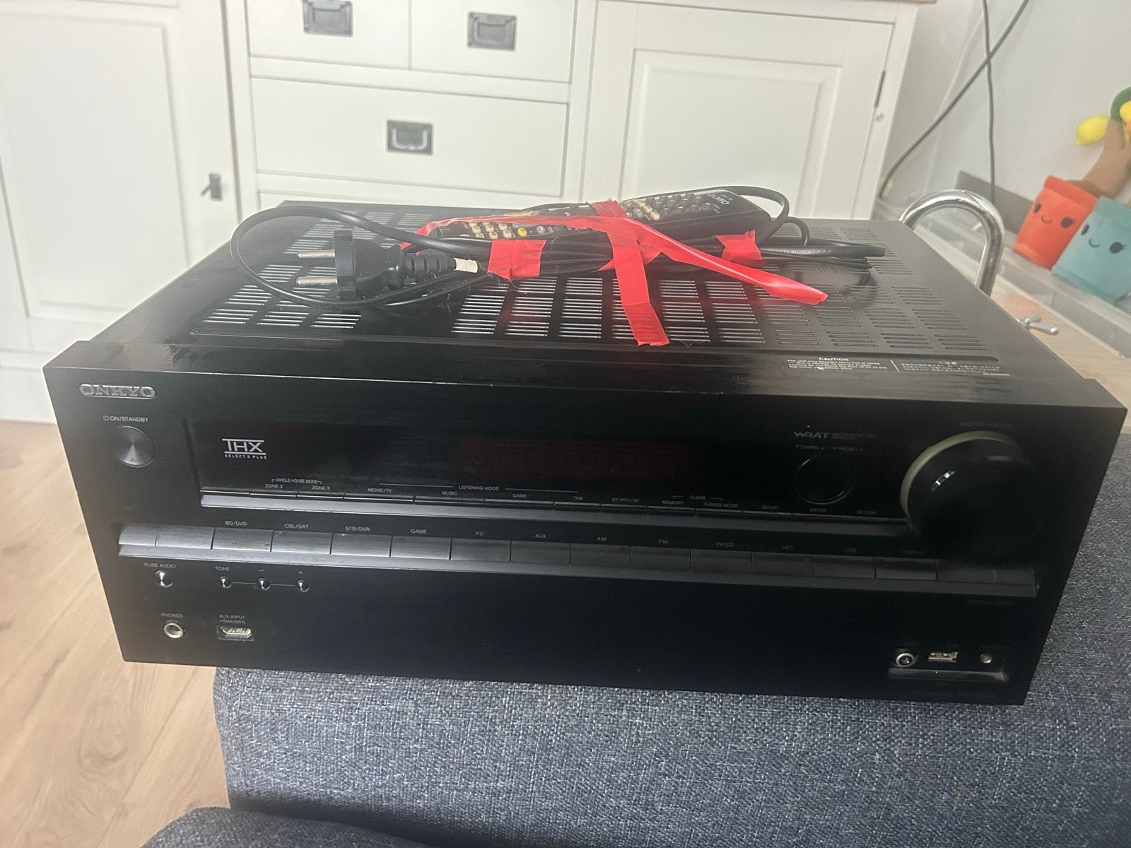 Onkyo TX-NR616 AV Receiver - THX Certified, Gebruikt, Ophalen of Verzenden, 120 watt of meer, Onkyo