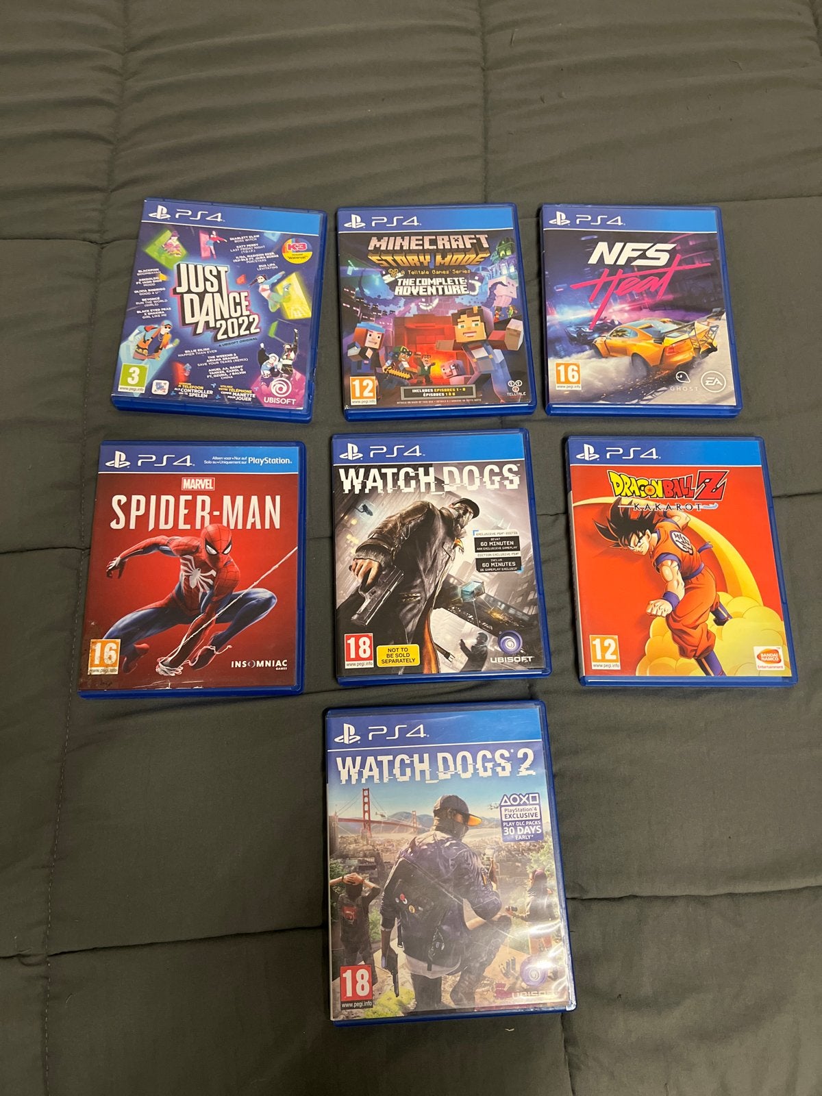 PS4/5 Games: Just Dance 2022, Spider-Man, Watch Dogs en meer, Gebruikt, Overige genres, 1 speler, Ophalen of Verzenden
