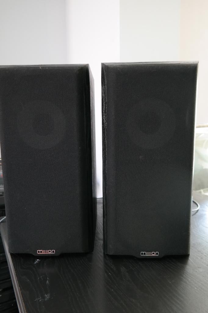 2 boxen Mission 701, Audio, Tv en Foto, Gebruikt, 60 tot 120 watt, Front, Rear of Stereo speakers, Ophalen